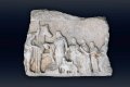 Ανάγλυφο σχετικό με τη λατρεία κάτω κόσμου, Αρχαιολογικό Μουσείο Θήβας, Βοιωτία