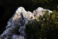 Βράχοι φωτισμένοι από το πρώτο φως του ήλιου, Καισαριανή, Αττική