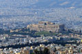 Ο βράχος της Ακρόπολης από τον Υμηττό, Καρέας, Αττική